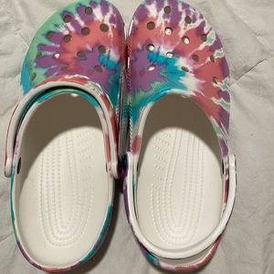 Tie Dye Crocs- W11 New